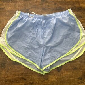 Varsity Spirit Light Blue Women's Athletic Cheer Dance Shorts Size Large